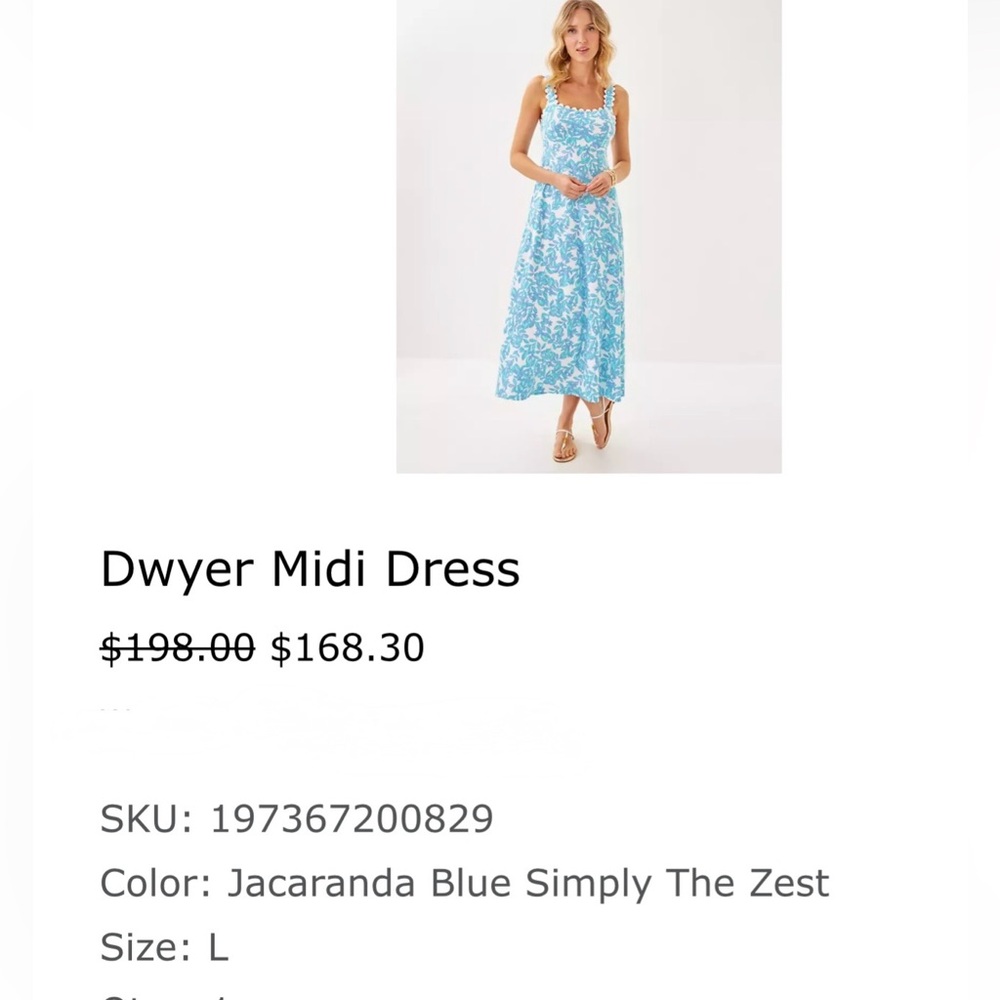 Lilly Pulitzer Dwyer Dress - Picture 2 of 7